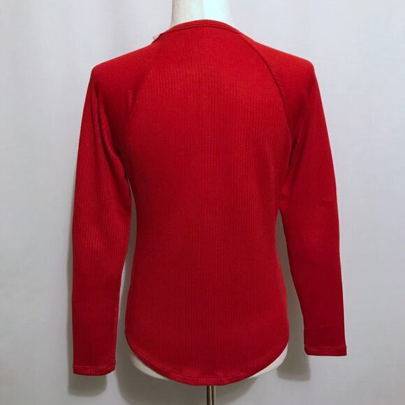 Jenni NWT Red Long Sleeves Sleepwear Top Women Various - Picture 6 of 9